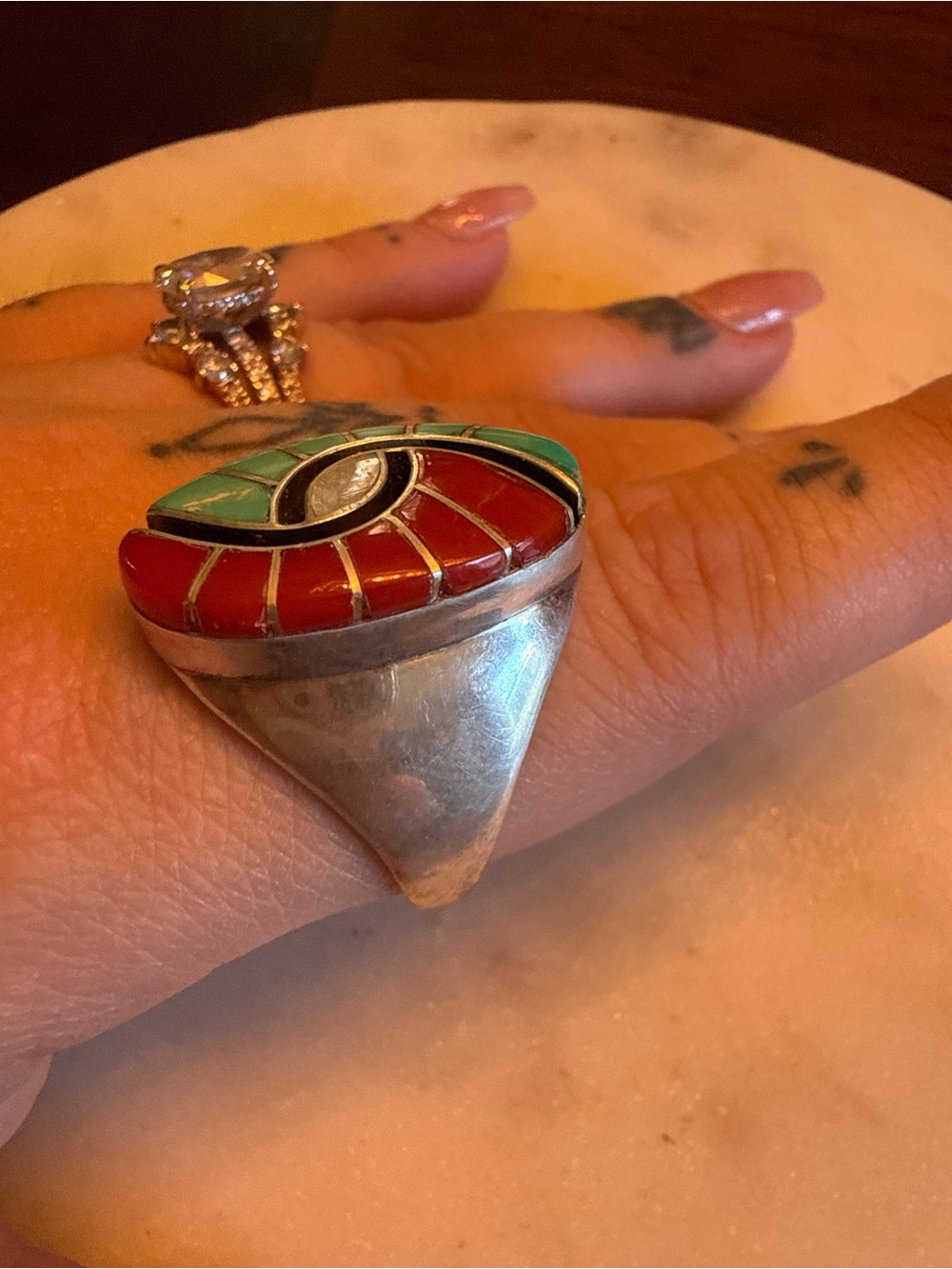 Zuni sterling silver Ring - Picture 6 of 7